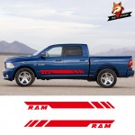 Car Vinyl Side Stripes Stickers Auto Graphics Decals Auto Sport Styling Vinyl Car Sticker for Dodge Ram Pickup